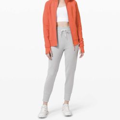 LULULEMON Heathered Stargaze Grey High Waisted Metro Miles Jogger Sweatpants