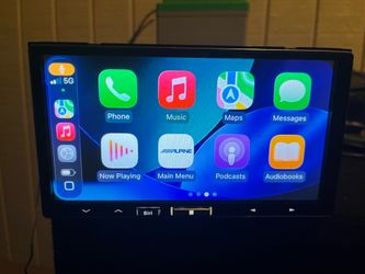 2022 Alpine 7 inch touchscreen radio wireless gps Apple CarPlay -$300