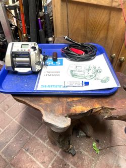 Shimano Digitana SLS TM4000 Level Wind Electric Reel In Very Good Condition