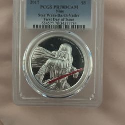 Darth Vader 2oz Silver Coin