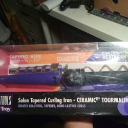 Curling Iron With FREE Flatiron Both New 