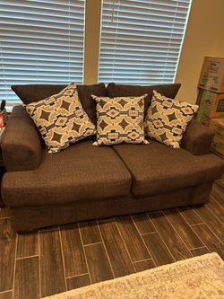 Couch, over sized chair, and matching ottoman