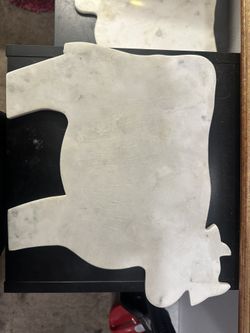 Cow Cutting Board Marble Cooking 