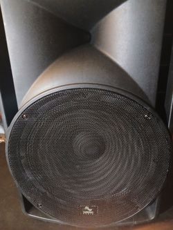 15 INCH HARMONY AUDIO,ITS NOT BLUETOOTH, WORKS WELL BUT GOOD GRADUATE BACK BOTTONS, SELL AS IS ONLY PICK UP