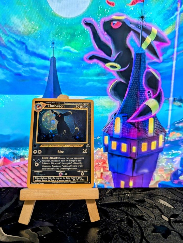 Pokemon Umbreon Neo Dynasty Discovery Holo Rare Custom