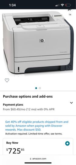 HP LaserJet P2055dn Laser Printer