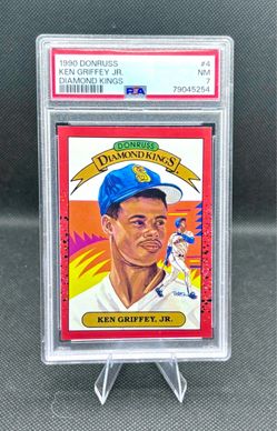 Ken Griffey Jr 1990 Donruss Diamond Kings PSA 7