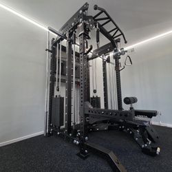 NEW Vesta Pro Series 3in1 Squat Rack | Functional Trainer | 45lbs Smith Machine | Pulley System | FREE DELIVERY🚚  Plus TAX 💲