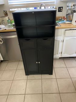 Shelf w Drawers & Storage