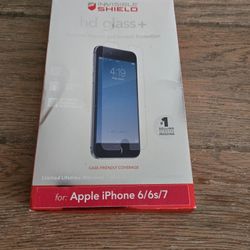 ZAGG InvisibleShield HD Glass+ Screen Protector
For Apple iPhone 6 / 6s / 7