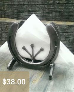 Horseshoe Napkin Holder