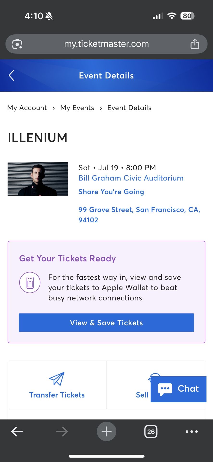 Selling (2) ILLENIUM 7/19