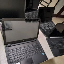 Lot of 5 Mixed Brand Laptops Toshiba, HP, Dell