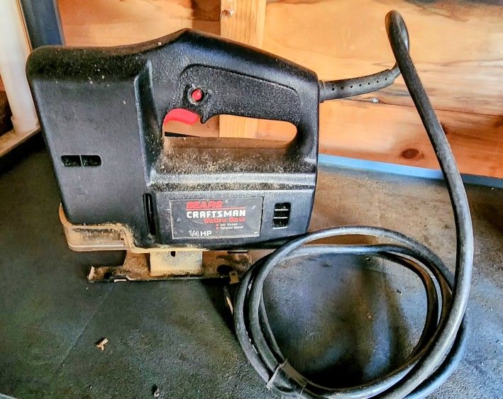Vintage Sears Craftsman Manual Scroller Saw A4141 Corded