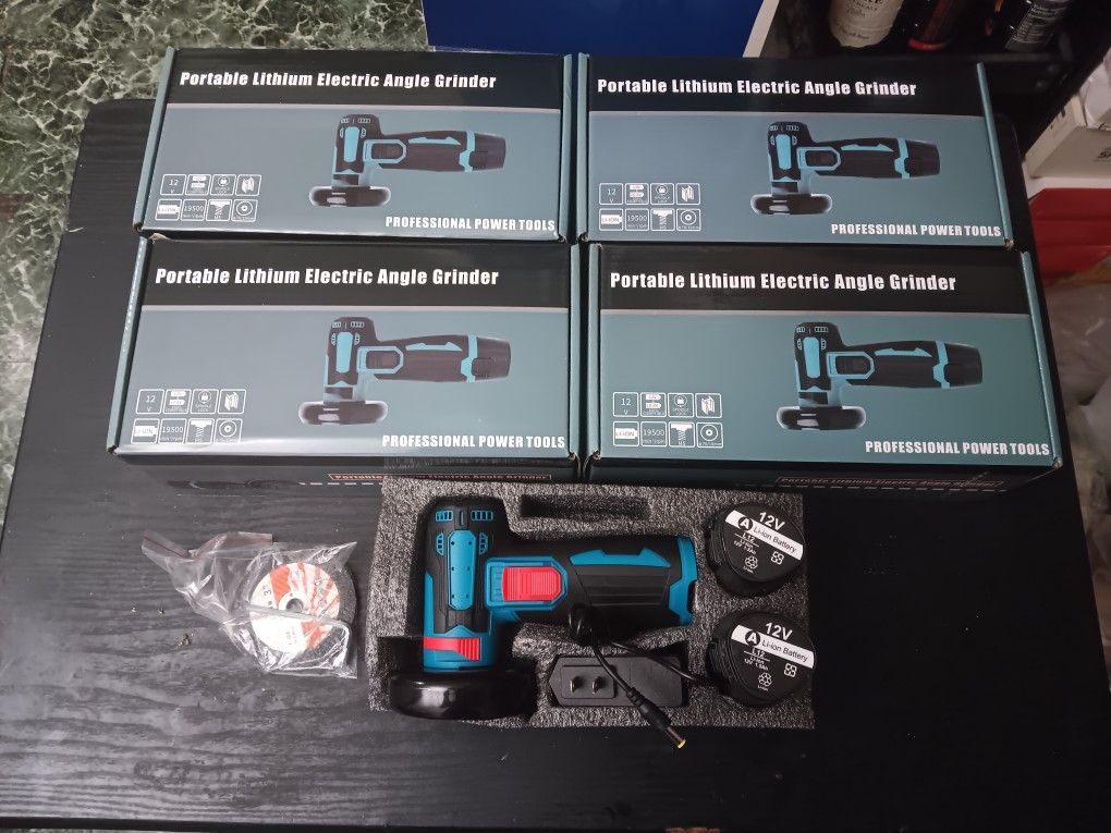 LITHIUM CORDLESS ELECTRIC ANGLE GRINDERS (EACH)