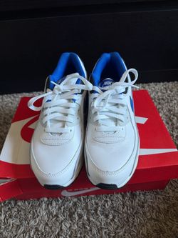 Nike Air Max 90 White Blue Sneakers