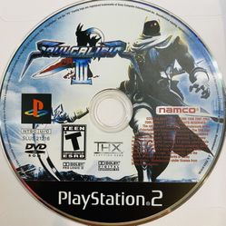 Soul Calibur III 3 (Sony PlayStation 2-PS2, 2005) PS2 Tested Authentic 