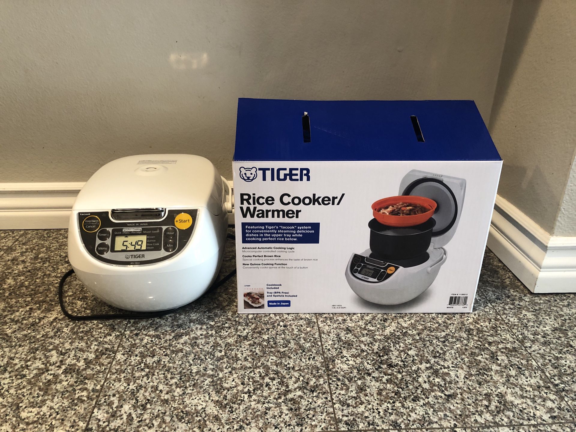 Tiger Rice Cooker/Steamer/Warmer