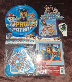 Paw Patrol Party Supplies