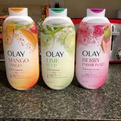 Olay “New” Body Wash-3 Items!($26.91+ Value)