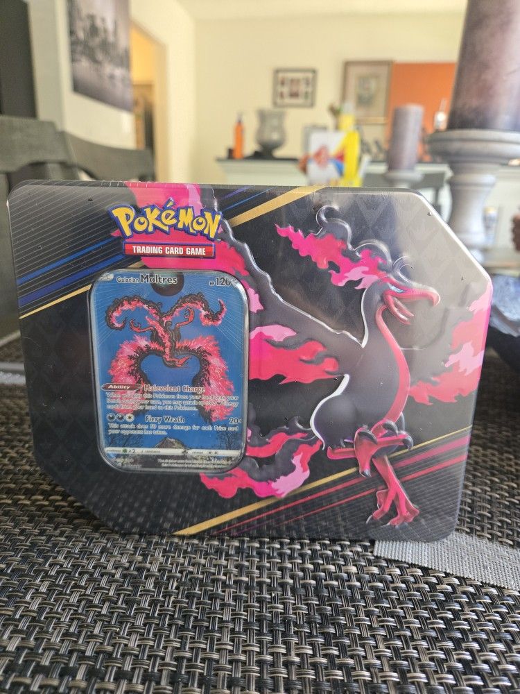 Pokemon Moltres Tin
