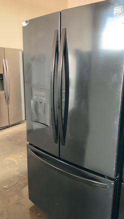 Kenmore 3-Door Black Refrigerator
