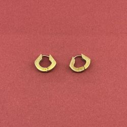 Gold Huggie Earrings 