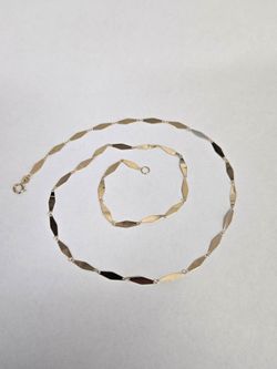 14kt Gold Fashion Necklace 18"