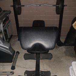 Home Gym Treadmill Workout Weight Lift & Bike