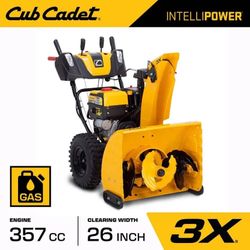 Cub Cadet 3 × 26 in. 357cc Gas 3-Stage Snow Blower with Intellipower Engine