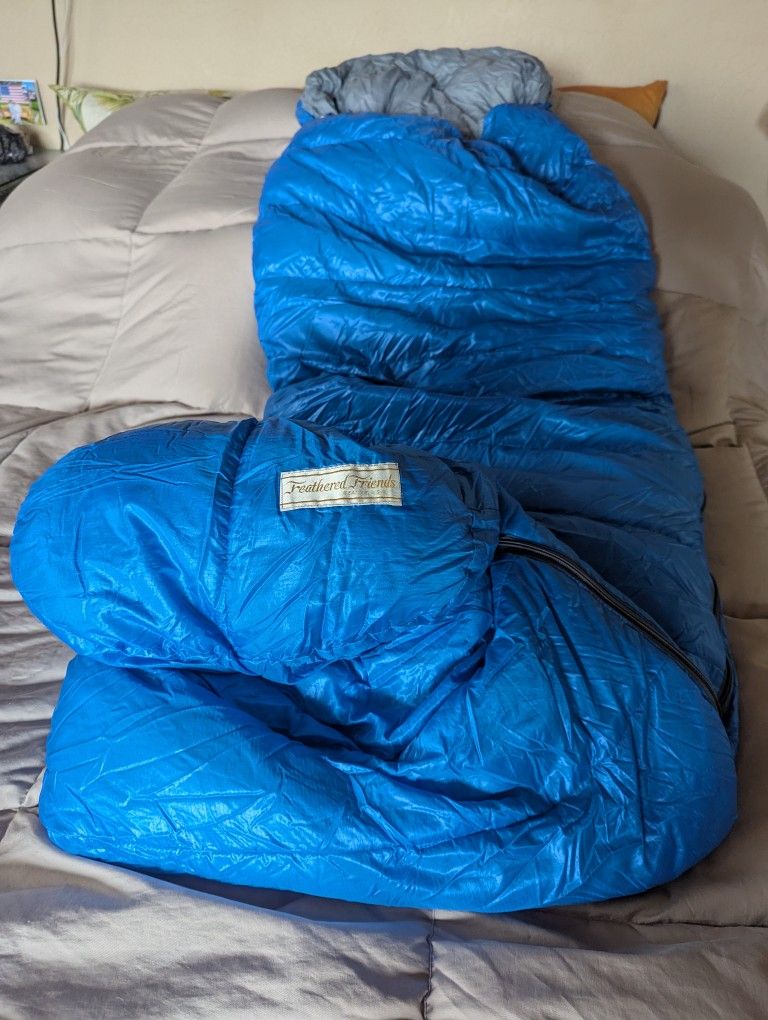 Feathered Friends 20F Long 6'6 Sleeping Bag Ultralight Goose Down