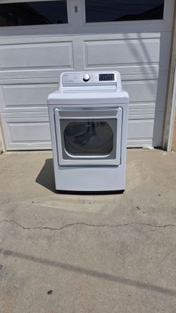 LG 7.3 Cu. Ft. Vented Electric Dryer in White with Sensor Dry Technology