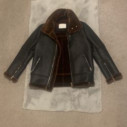 ZARA Shearling Bomber Sz(S)