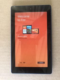 Amazon - Fire - 7 - Tablet - 8GB - Blue