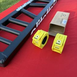 ELITE FITNESS AMERICAN PRESS BAR WITH NEW QUICK LOCKING COLLARS 