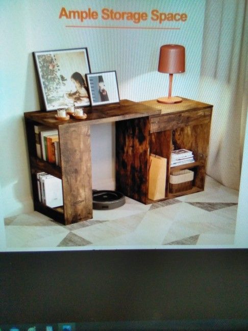 Cabinet Storage Desk Unit By Bestier, New In The Box