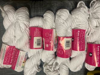 Tulip ColorLab Chunky Weight White Yarn Skeins