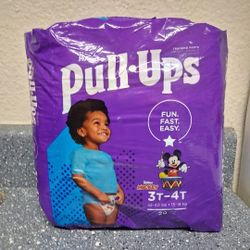 Brand New Huggies Pullups 3T-4T 20 Count Pickup Between 2;00-10:40 Pm Rainbow/charleston Cash Only Read Description 