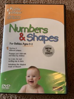 Little steps Dvd numbers and shapes for Sale in PLYMOUTH MTNG, PA