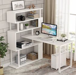 Rotating L Shape Desk