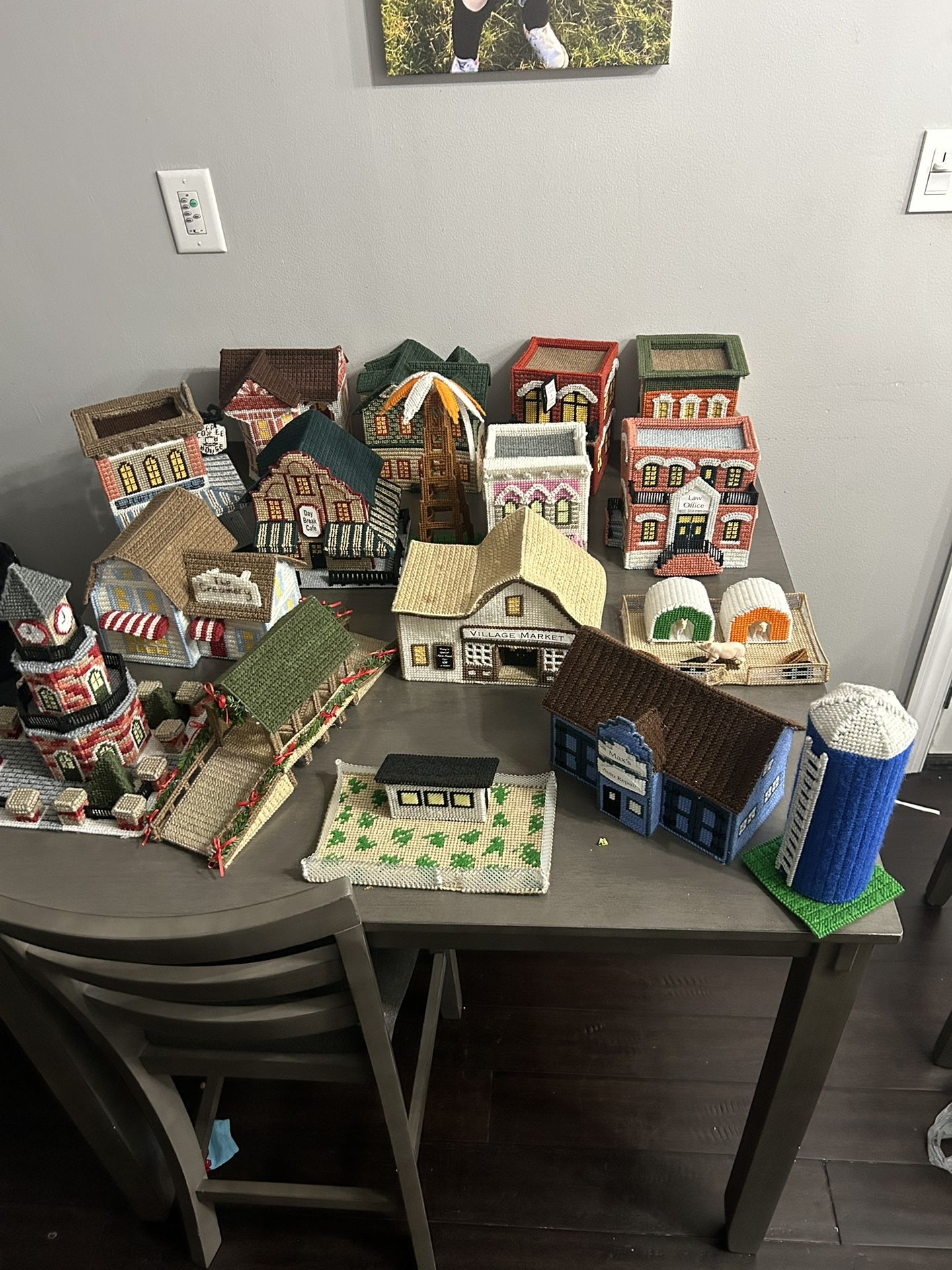 Mary Maxim Plastic Canvas Village