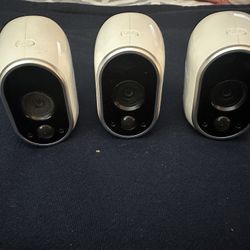 Arlo Camera (VMC3030) 2 Cameras, Batteries Not Included. 