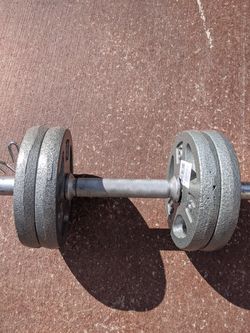 Dumbbell 20 lb with clips- Gym