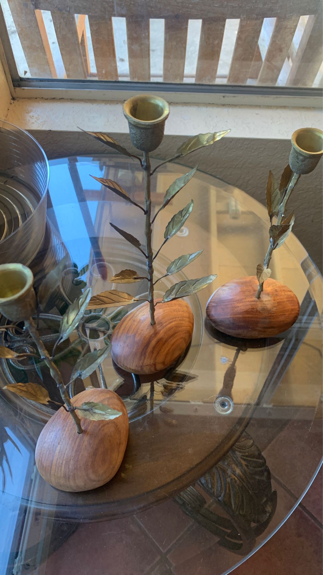 Set of candle holders