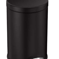 Simplehuman black trash can (1 in stock)