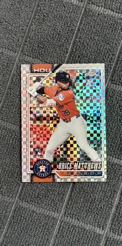 Houston Astros Brice Matthews Rookie Card