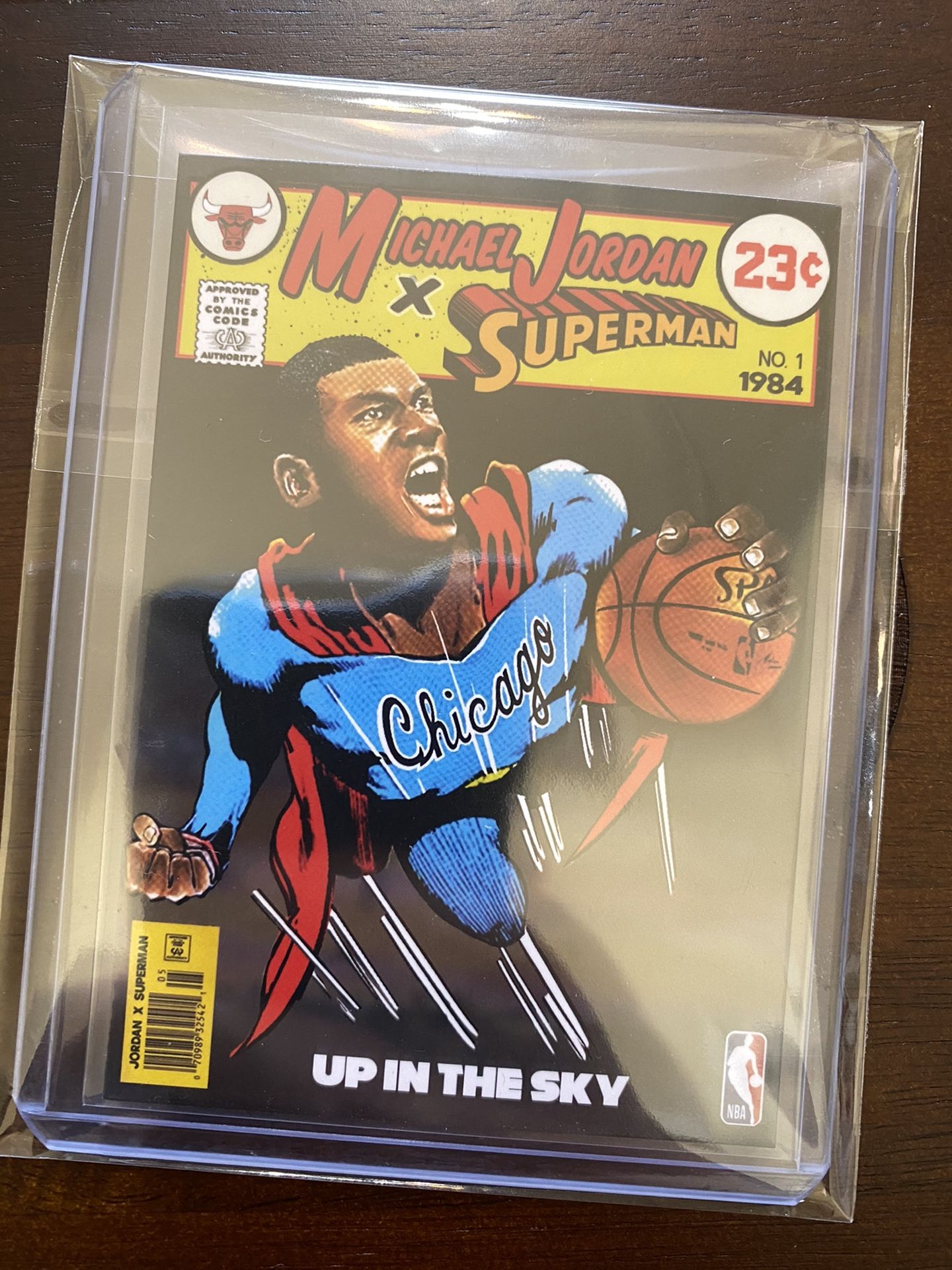 Michael Jordan x Superman Rookie Basketball Card