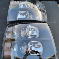 07-13 Chevrolet Silverado Headlights Luces Micas Calaveras Faros Faroles Chevy