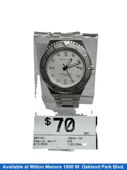 Bering 18940-704 Silver Regular Watch