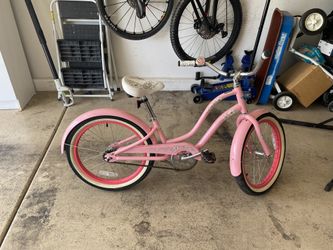 Kids Electra 20 Inch Pink Cruiser/Bike: Hawaiian Design. for